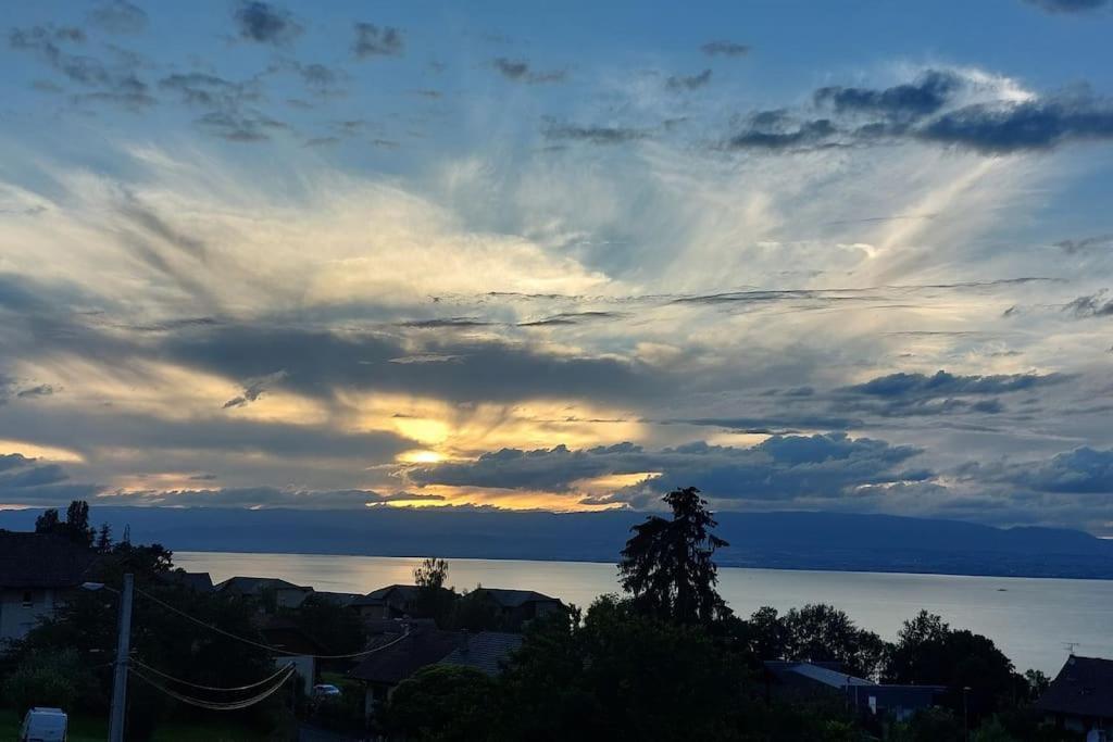Appart Cosy Avec Vue Sur Le Lac Leman Évian-les-Bains Zewnętrze zdjęcie