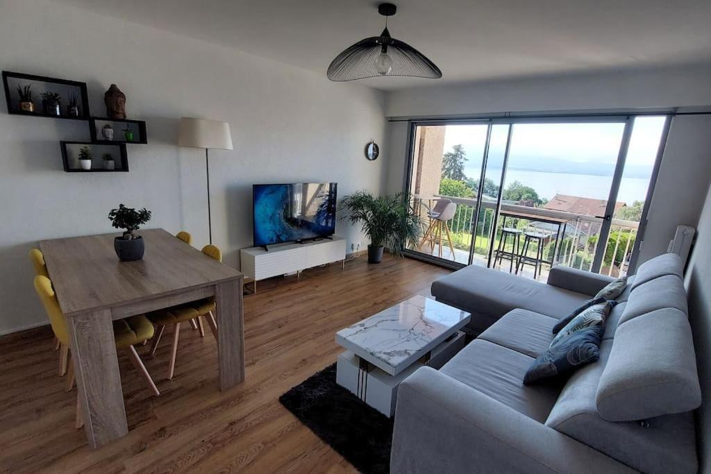 Appart Cosy Avec Vue Sur Le Lac Leman Évian-les-Bains Zewnętrze zdjęcie